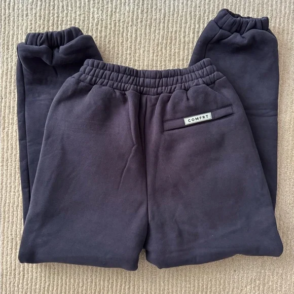 Comfrt Navy Jogger Sweat Pants - M BRAND NEW - Picture 3 of 3
